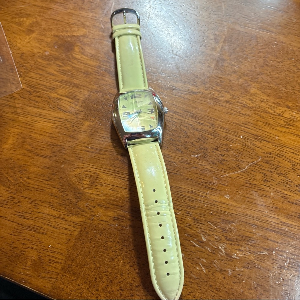 Joan Rivers Watch Egg Shell Leather - image 4